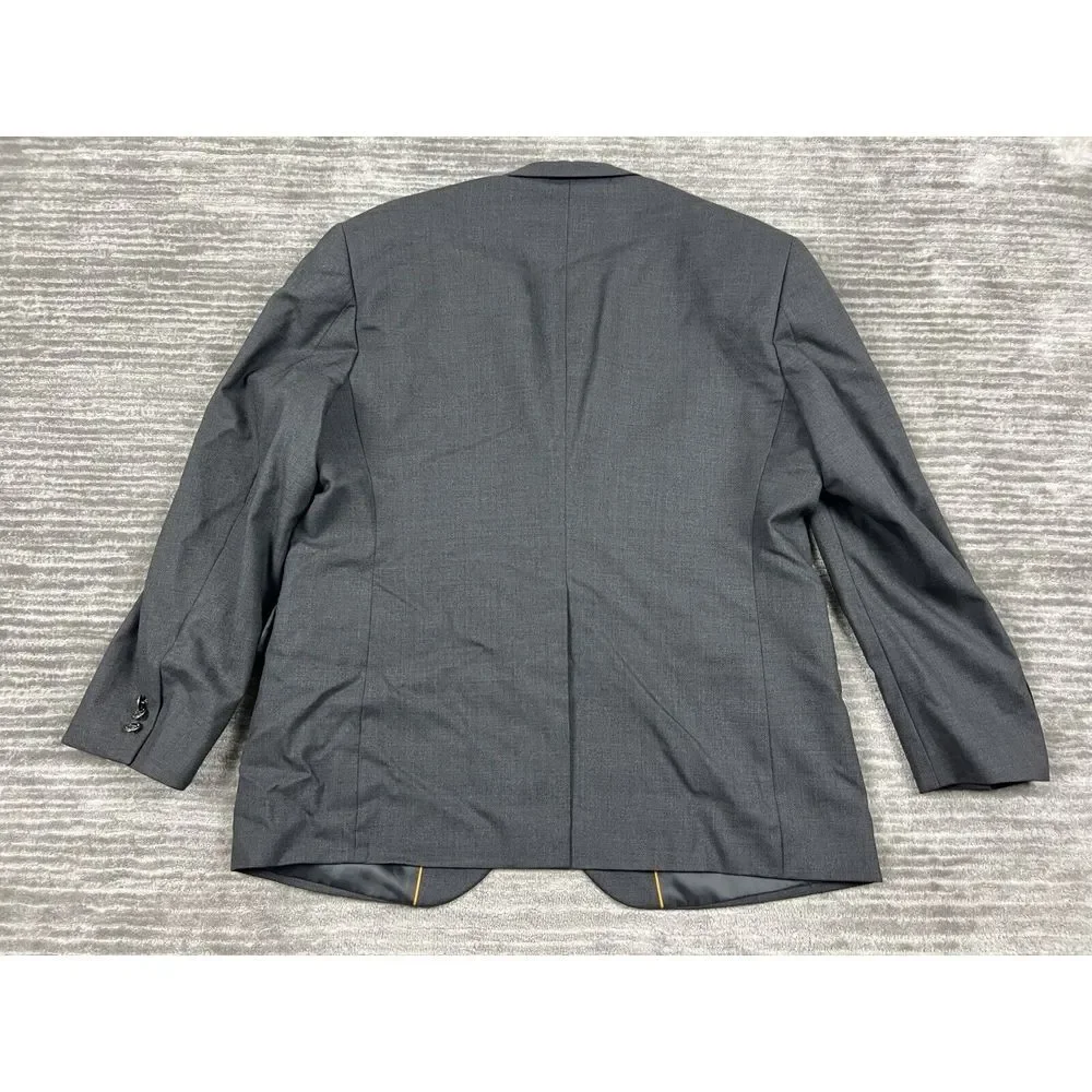 Arrow Blazer Mens‎ 44S Gray Silver Buttons Wool Blend Jacket Sports Coat